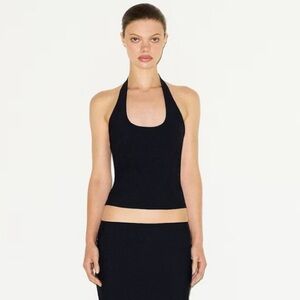 SKIMS Cling Matte Halter Top XS SL-TNK-10150